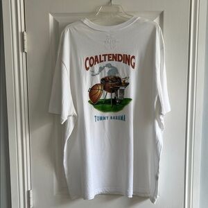 Tommy Bahama White XXL Graphic CottonTee Like New